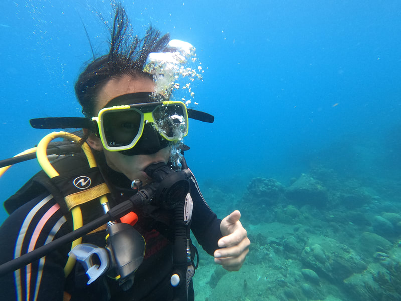 Scuba diving in Taganga, Colombia