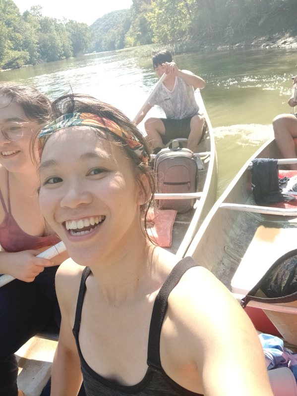 Canoeing down the Meramec River